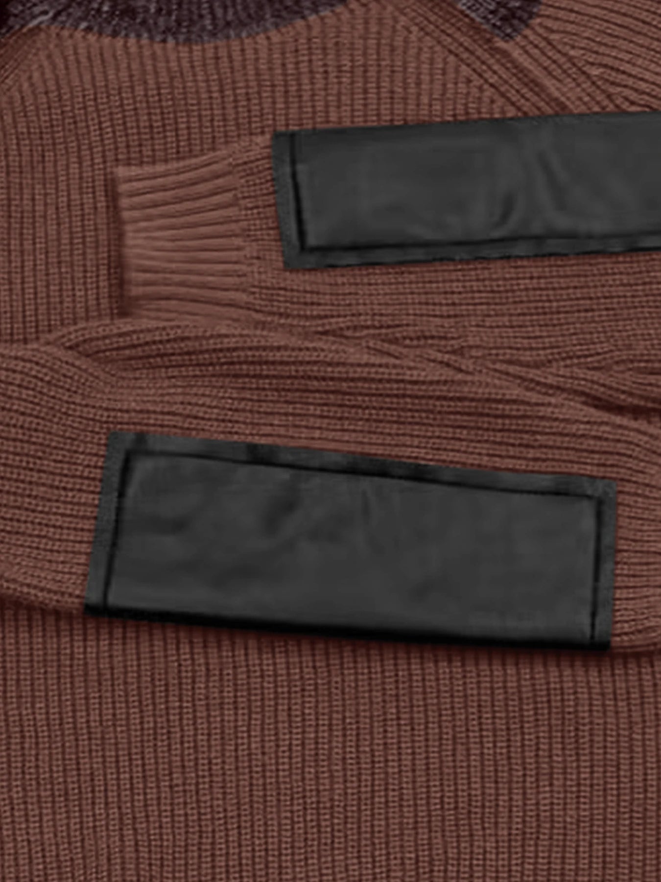 Pullover Sweater Women Patchwork Outfit  Fashion Elegance New Autumn Winter Clothes Women Long Sleeve Tops