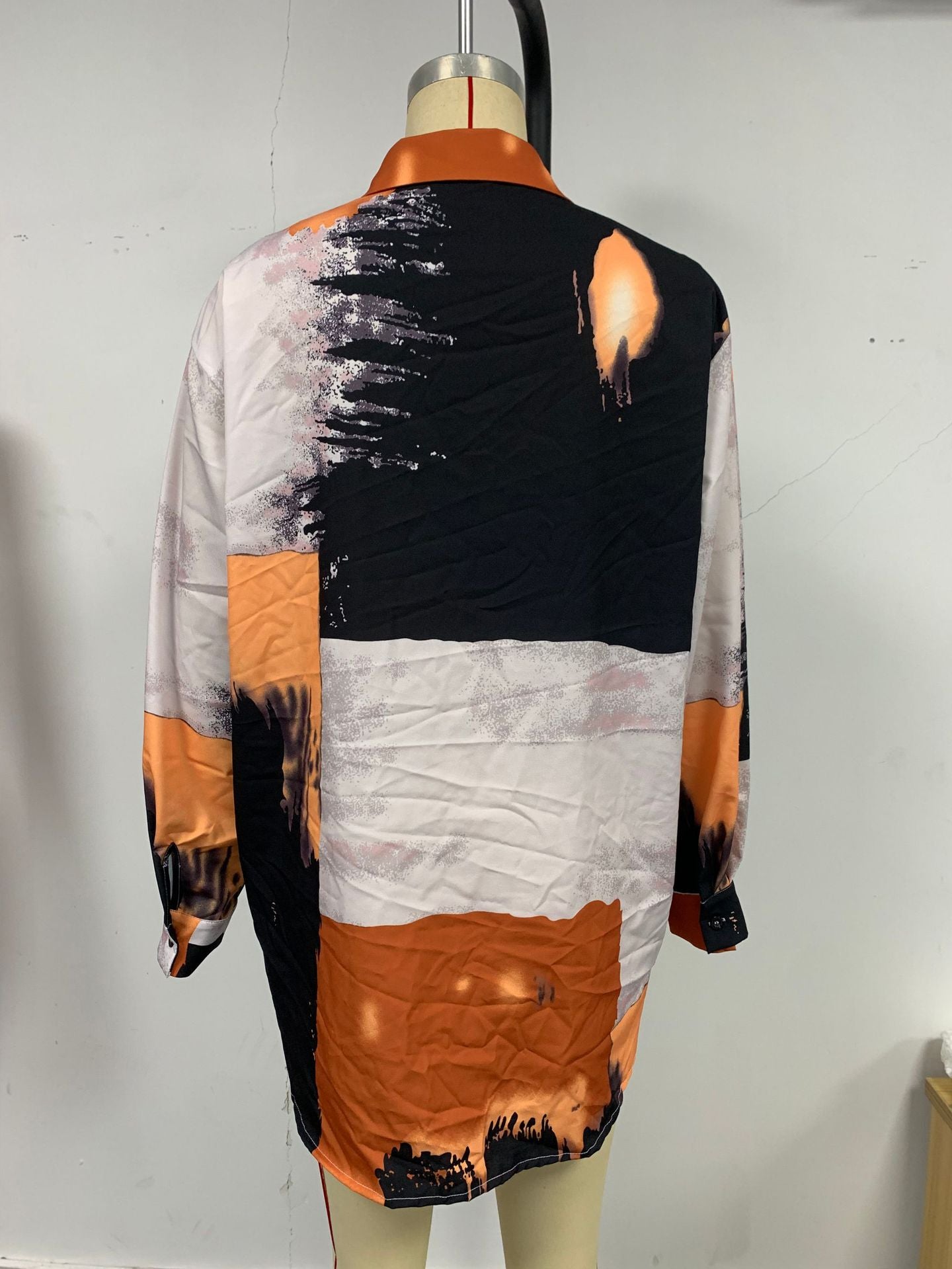 Women's Autumn And Winter New Long Sleeve Shirts Tops Printed Shirts