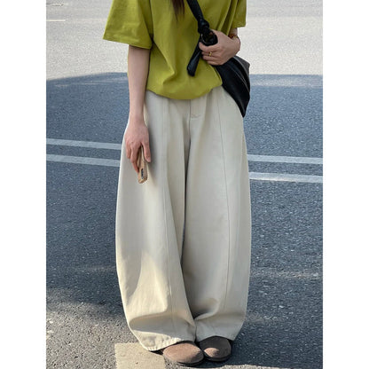 Jeans Women  Loose Fit High Waist Slimming Flared Pants